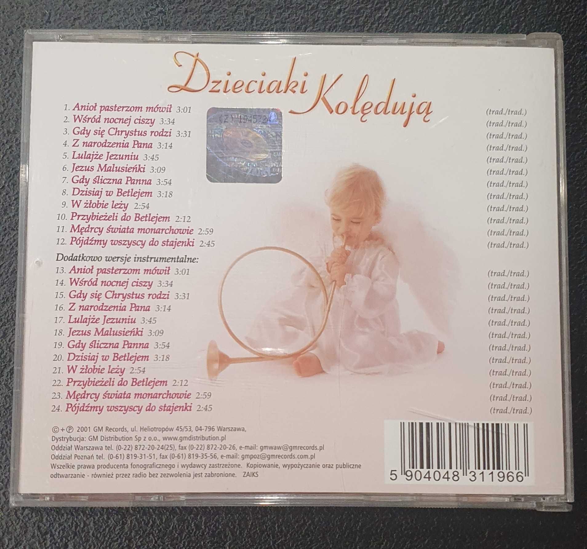 Dzieciaki Kolędują - CD - piosenki świąteczne + wersje instrumentalne