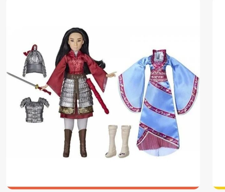 Куклы Дисней, Disney, Hasbro, принцессы барби, Рапунцель,  Бель, Мулан