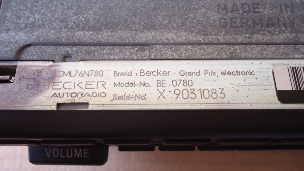 Becker Grand Prix Be 0780 AUX , Bluetooth
