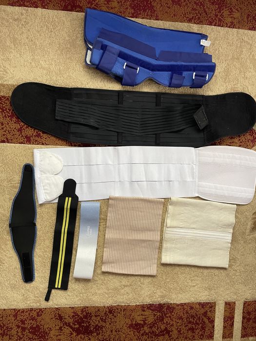 Бандаж, ортопедичний пояс, шина на ногу, фіксатор для запястя