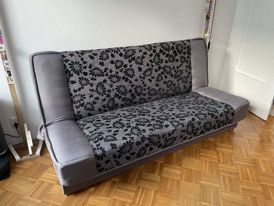Kanapa rozkładana z komorą 120x200