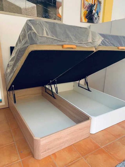 Cama nova com espaço de arrumação - 90x190 - envio grátis