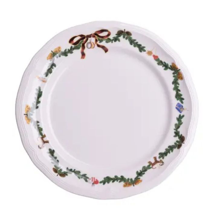 Столовий сервіз новорічний порцеляновий ROYAL 32 предмети на 6 персон