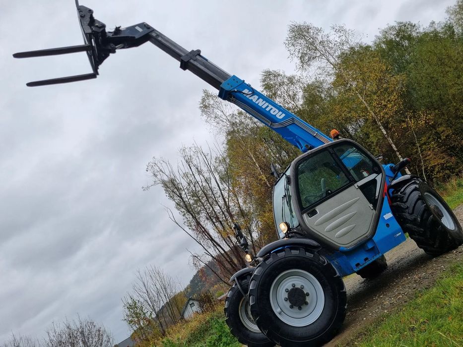 Manitou MT932 Ładowarka Teleskopowa 9m UDZWIG 3,2 TONY! Przebieg 2760 MTG jak Nowa z SALONU 2014rok z Norwegii z Gospodarstwa PERKINS Serwisy w Dekra  Zero zniszczeń zero luzów i wycieków maszyna nie rózni się od nowej!