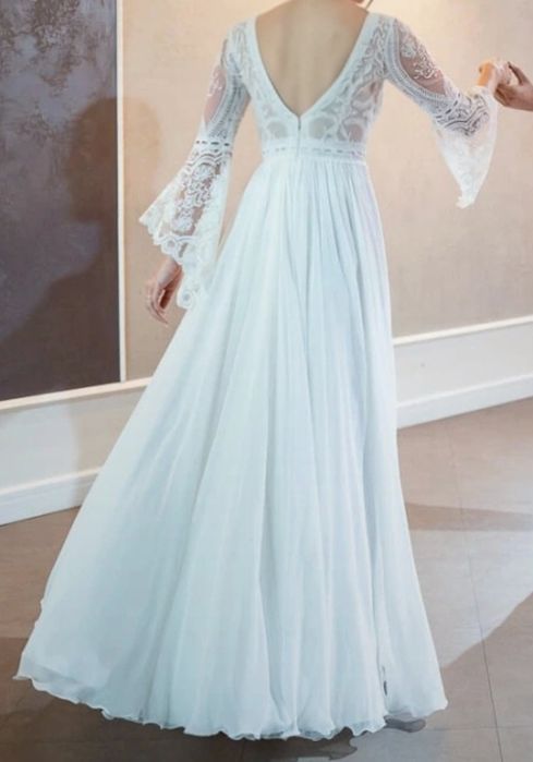 Suknia ślubna boho r. S