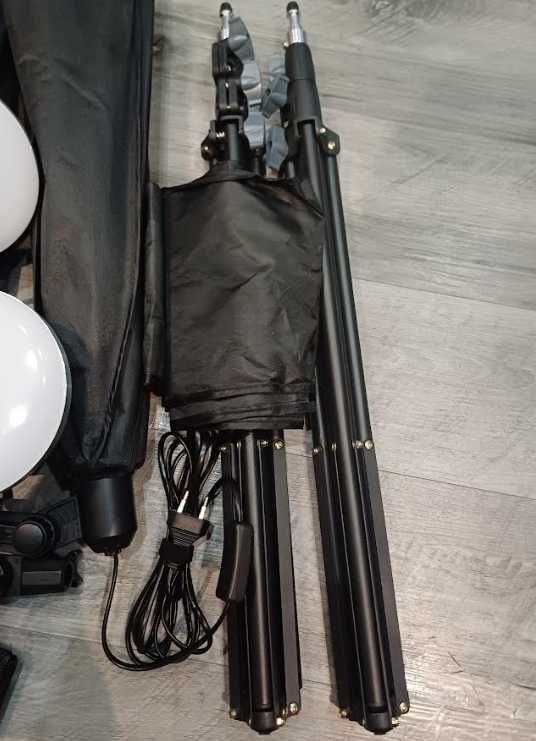 Zestaw oświetleniowy softbox 2x135W 3000 - 6500K