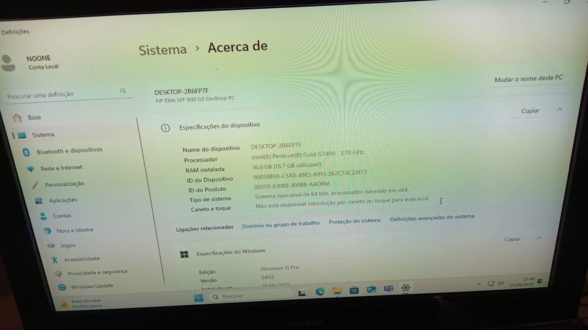 HP Elitedesk SFF 600 G9