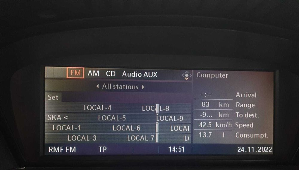 Wyświetlacz monitor nawigacji CIC BMW E60 E90 06-13