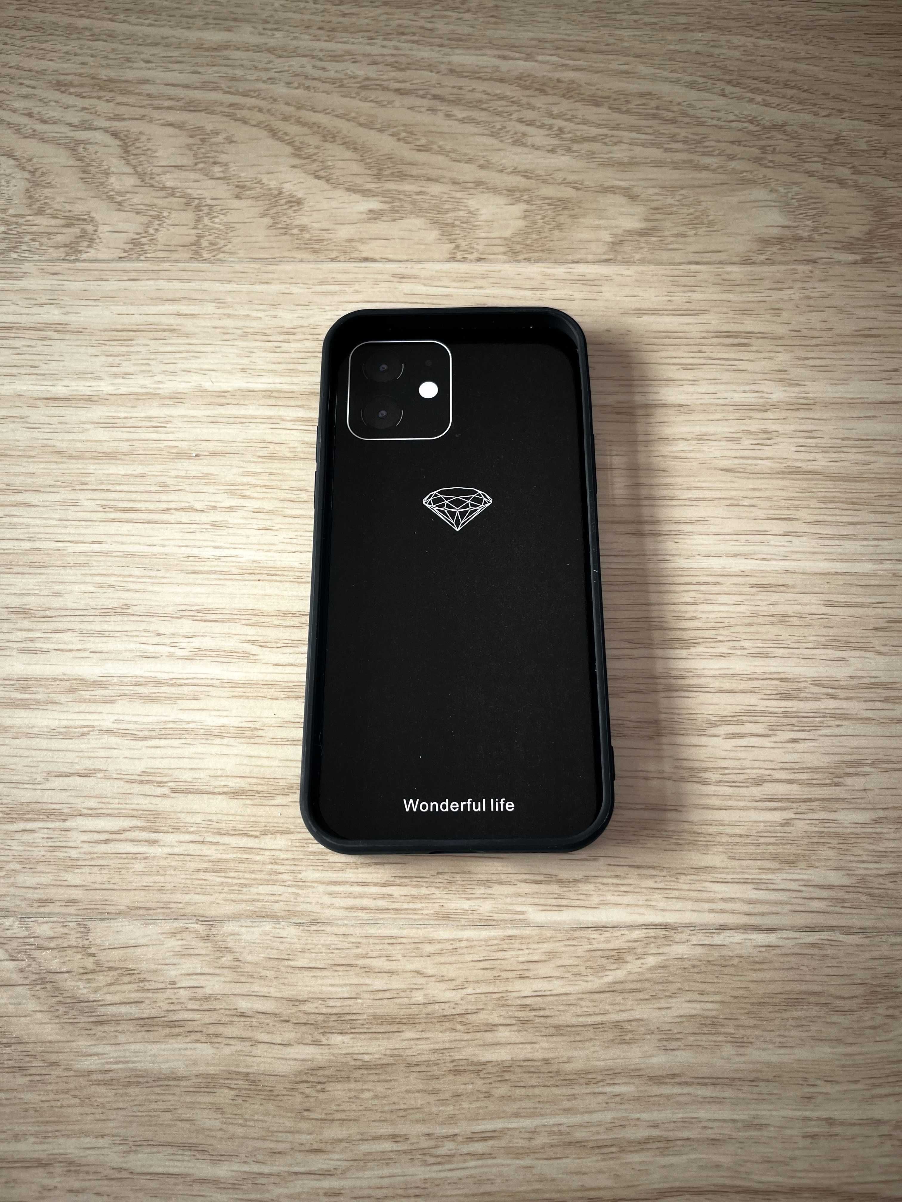 Etui obudowa case iPhone 12/12 Pro granatowe Sulada