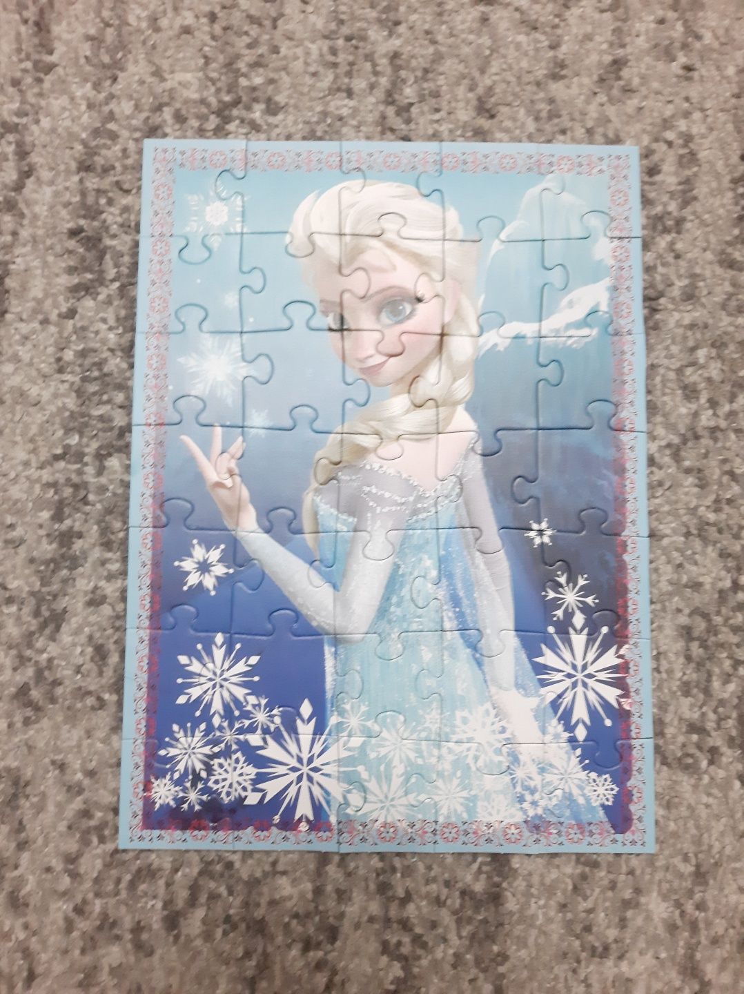 Frozen Kraina Lodu Elsa Anna Sven Kristoff Disney Trefl Puzzle 4 w 1