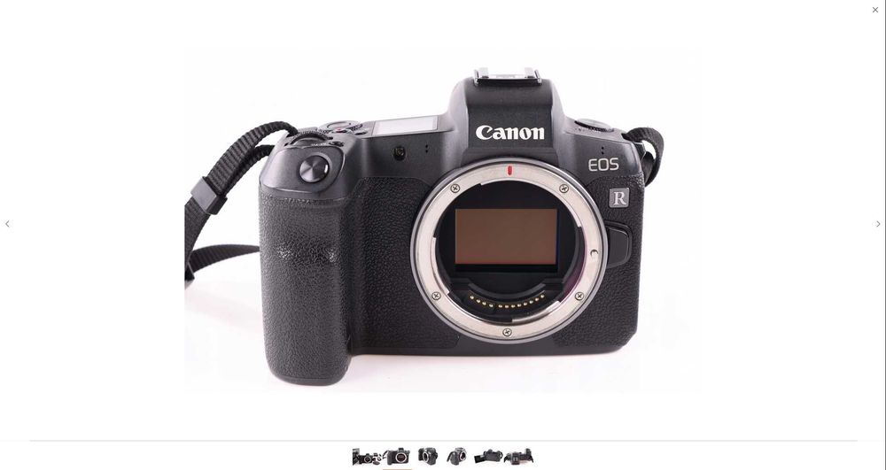 Aparat bezlusterkowy Canon eos R + adapter Canon EF