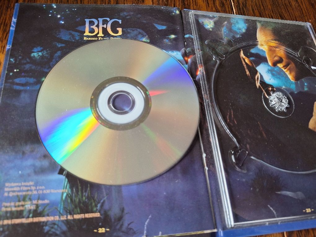 BFG. Bardzo fajny gigant. Film na DVD.