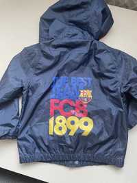 Kurtka przeciwdeszczowa 116 - 122 FC Barcelona granatowa