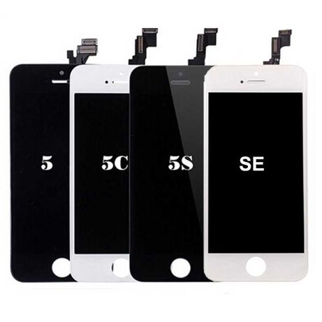 Ecra LCD Display Touch iPhone 5 / 5S / 5C / SE - Branco e Preto