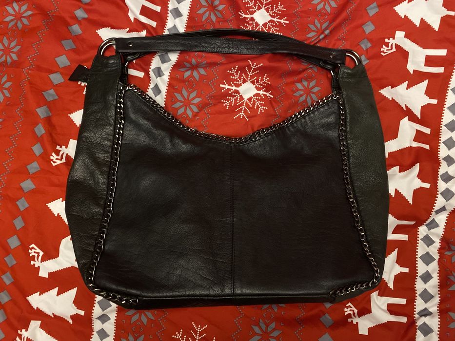 Torba skórzana duży worek rocowy