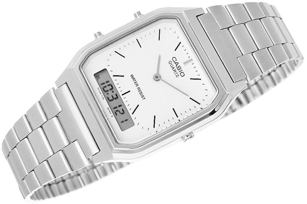 zegarek damski casio aq-230a-7dmq + box