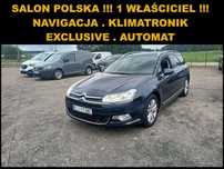 Citroën C5 EXCLUSIVE + Automat + Salon POLSKA + 1 Właściciel + Navigacja !!!