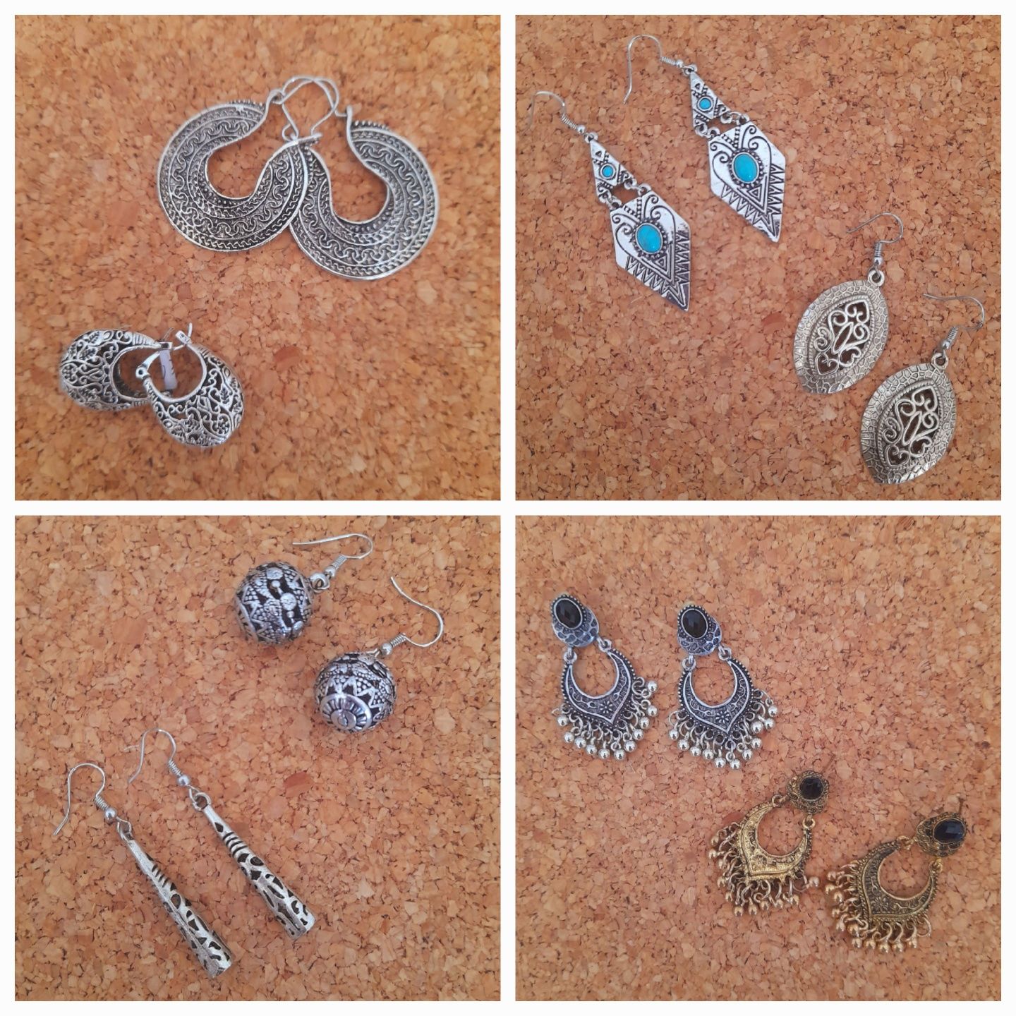Brincos NOVOS (vários modelos)