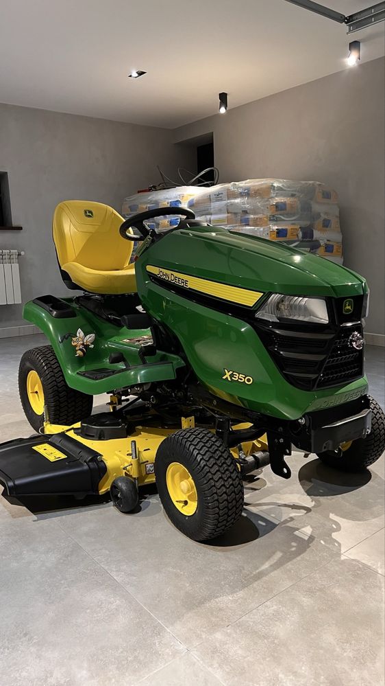 John Deere X350 газонокосарка
