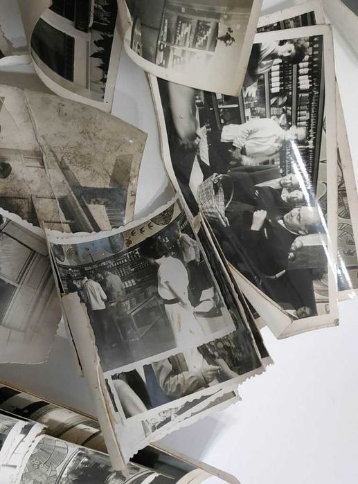 Stare FOTOGRAFIE - Sklep SAM market otwarcie TUCHÓW k Tarnów, lata 60