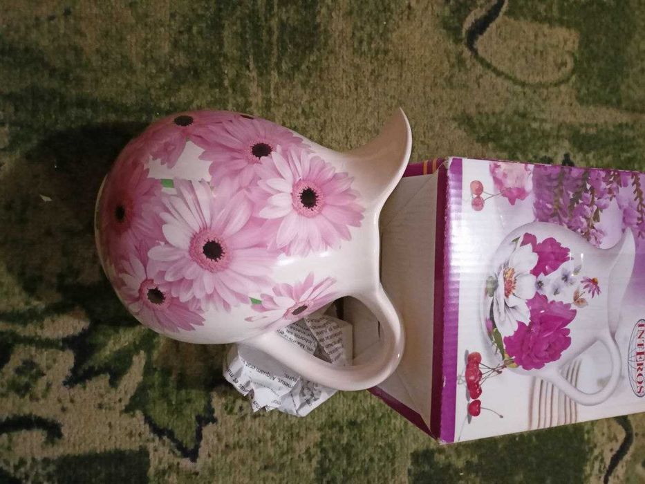 Кувшин керамический Interos 1,25л Spring / Кувшин на 1,25 л