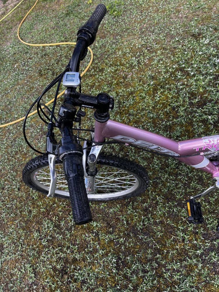 Rower dziewczecy 24  cale rozowy rowerek