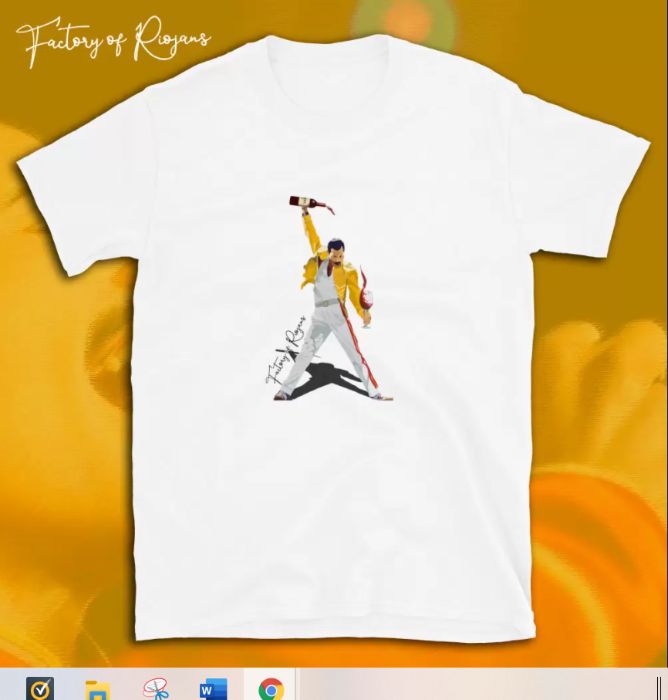 T-shirt personalizada a teu gosto (Freddie Mercury Queen por exemplo)