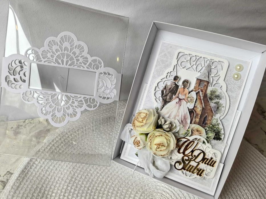 KARTKA ŚLUBNA w pudełku premium