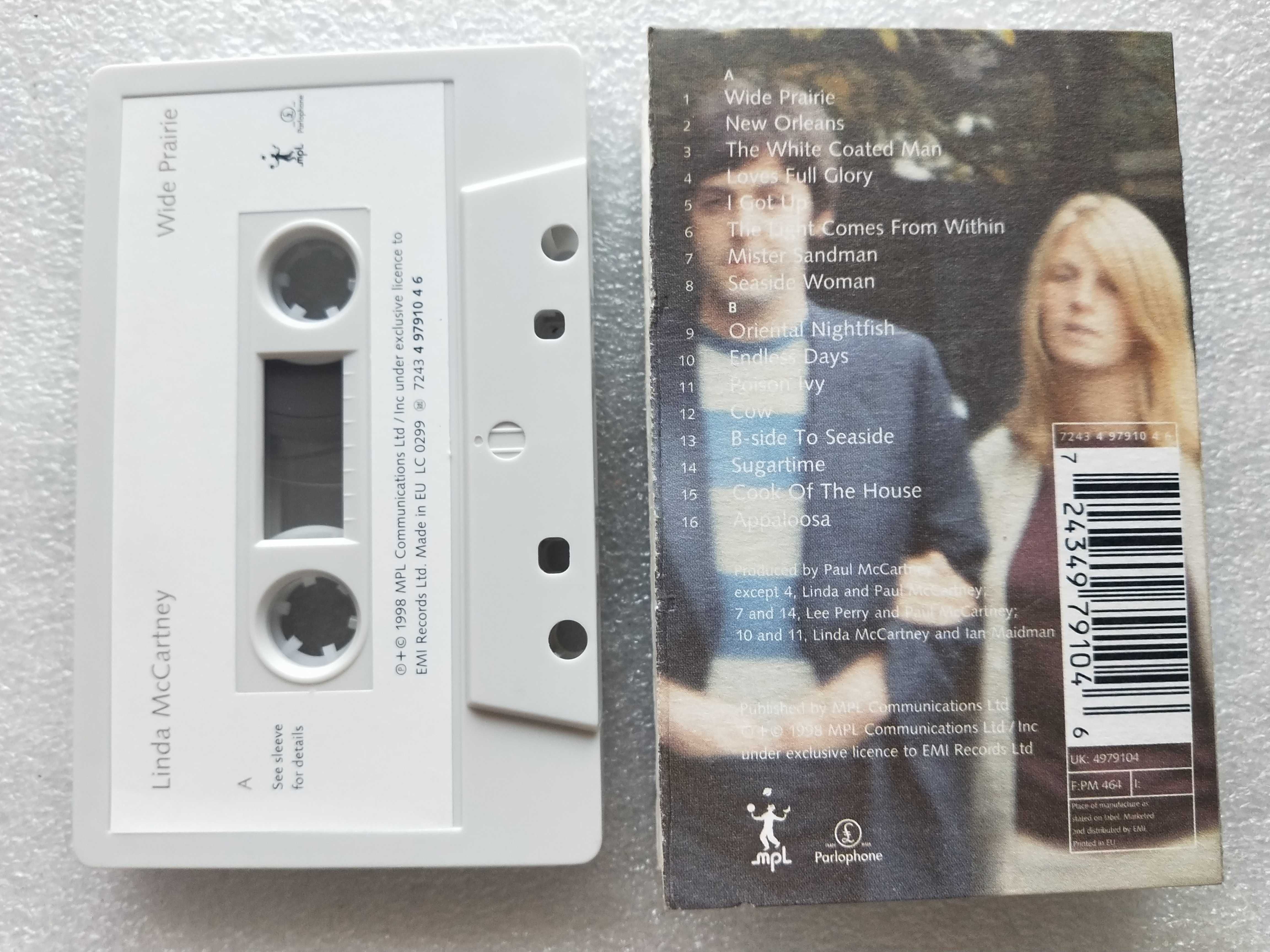 Linda McCartney - Wide Prairie - Kaseta 1998 r. 1Press MPL Europe