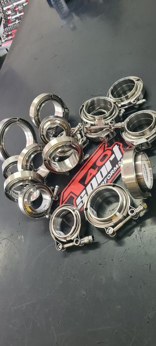 Abraçadeiras V-bands, inox