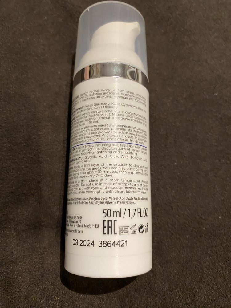 Bielenda Professional żelowy peeling z kwasami AHA i PHA 9%