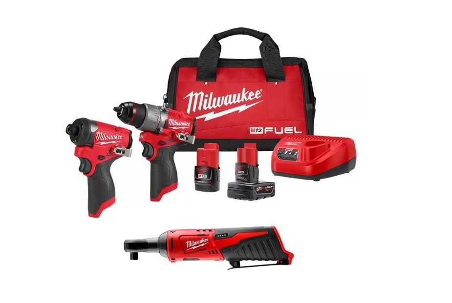 Milwaukee M12 FUEL комбінований набір з 3 інструментами