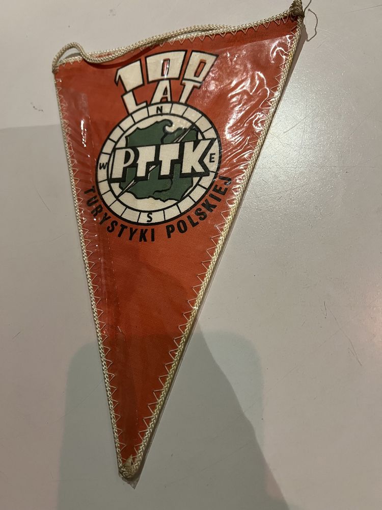 Proporczyk 100 Lat PTTK Miedwie 1974