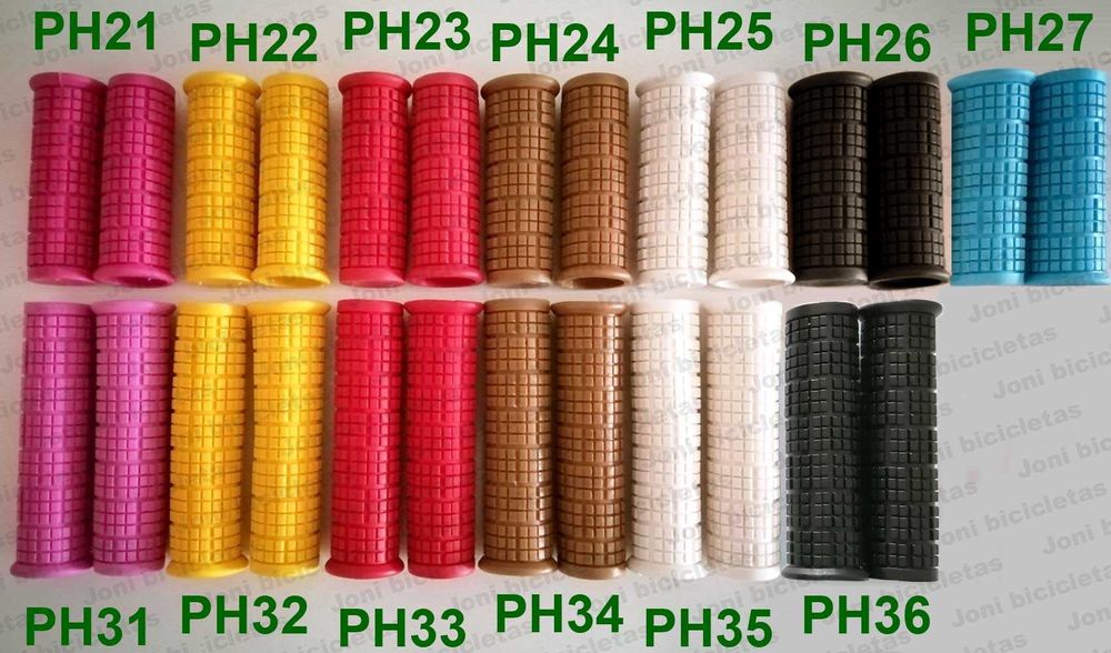 Punhos de guiador de bicicleta / mota