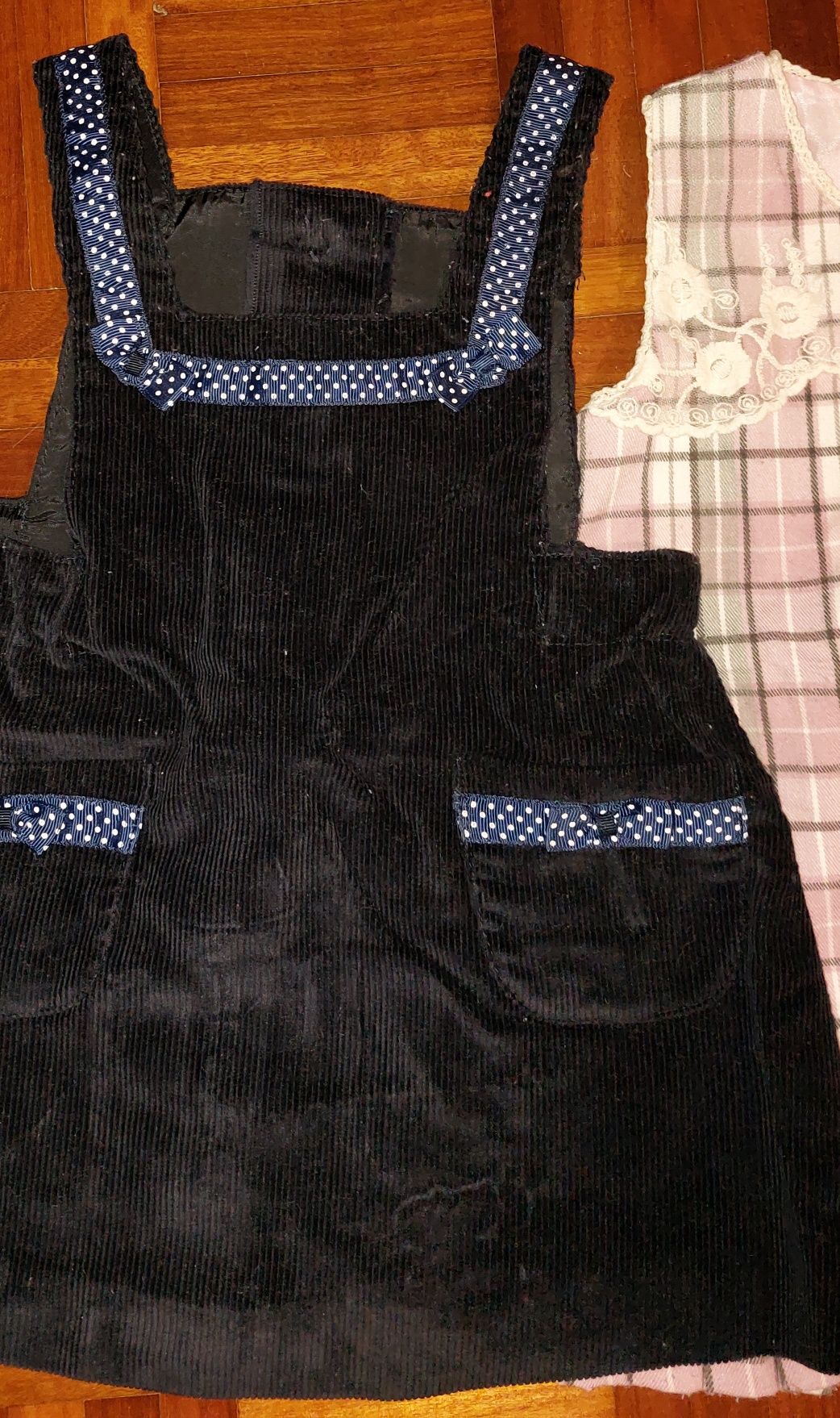 Lote 4 Vestido/ Saia de corpo - 1 ano