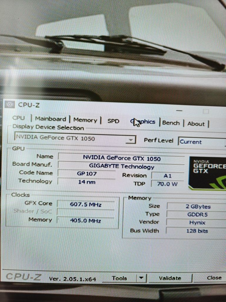 NVIDIA  GeForce GTX 1050