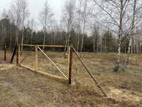 Ogrodzenia tymczasowe z siatki lesnej stale z siatki plecinej panel3d