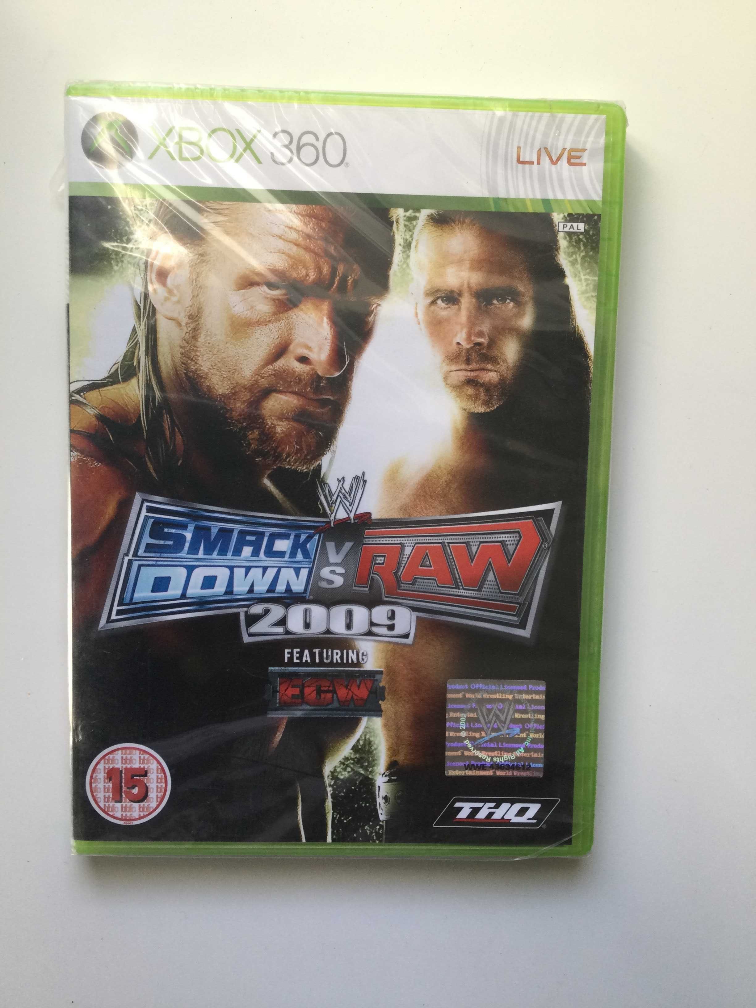 Xbox 360- Smackdown VS Raw 2009 (selado)