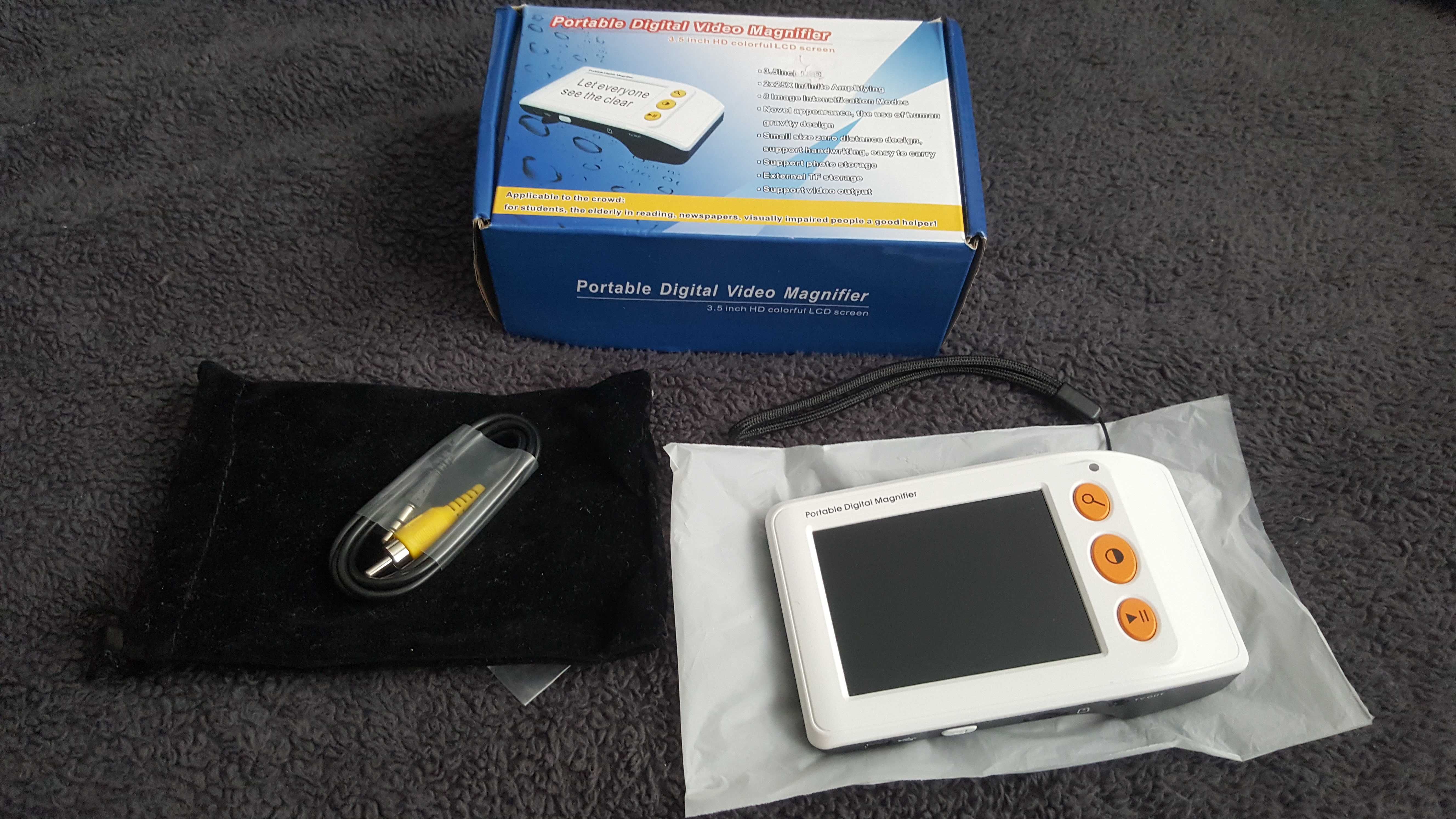lupa cyfrowa z ekranem LCD 3,5 cala cyfrowa