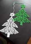 Choinka ozdoby choinkowe świeta świateczne włoczka handmade