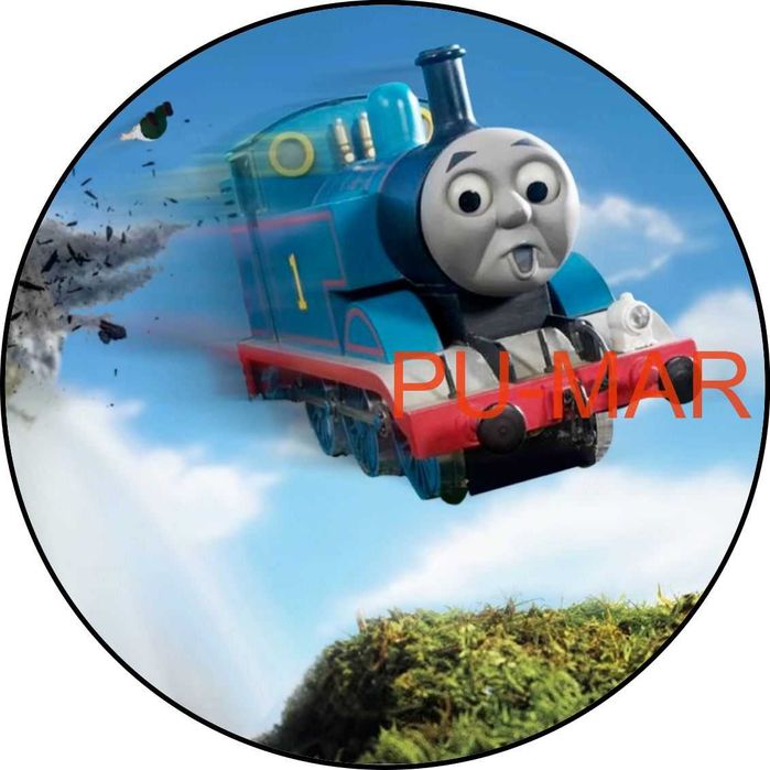 Opłatek na tort Urodziny Ciuchcia Tomek i Przyjaciele