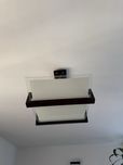 Lampa z kinkietami