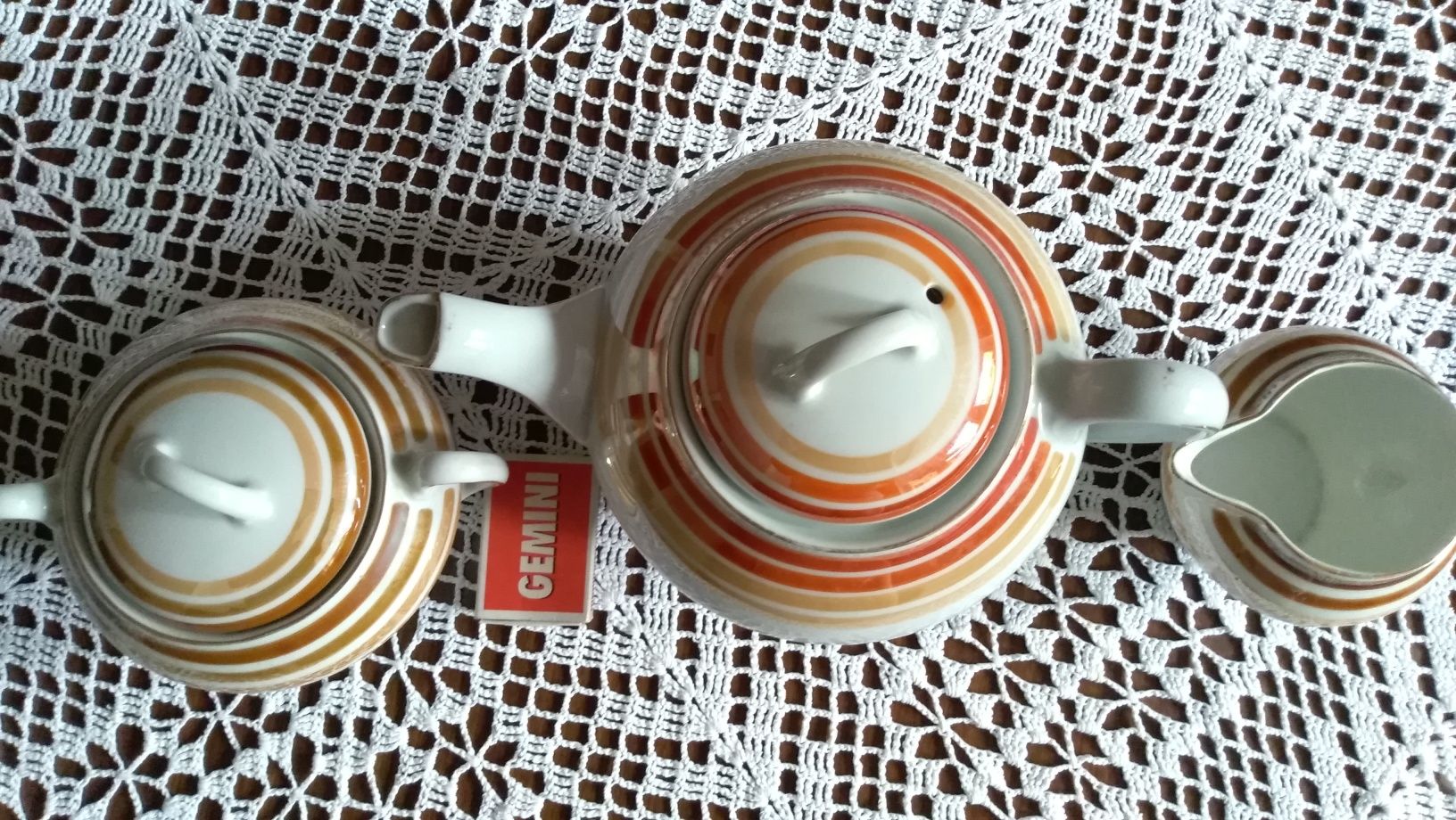 Porcelana przedwojenna Bavaria garnitur herbaty
