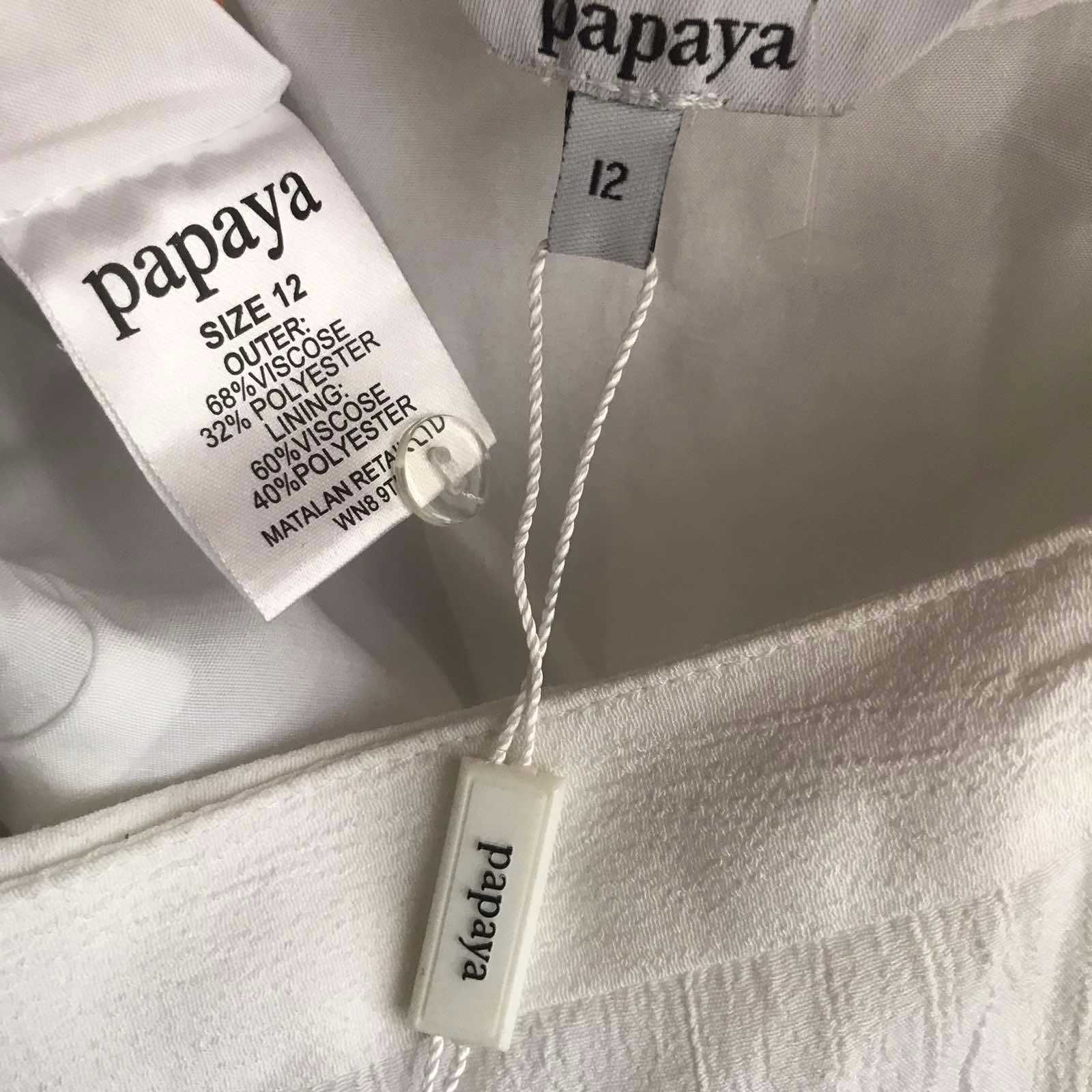 Юбки Рapaya «годе« бирюза миди size 8 и белая макси size 12  Новые!
