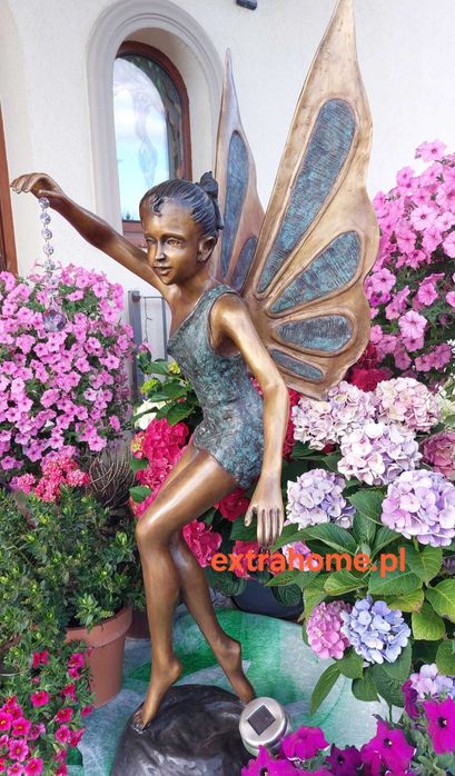 Rzeźba z brązu Wróżka Dzwoneczek h155cm