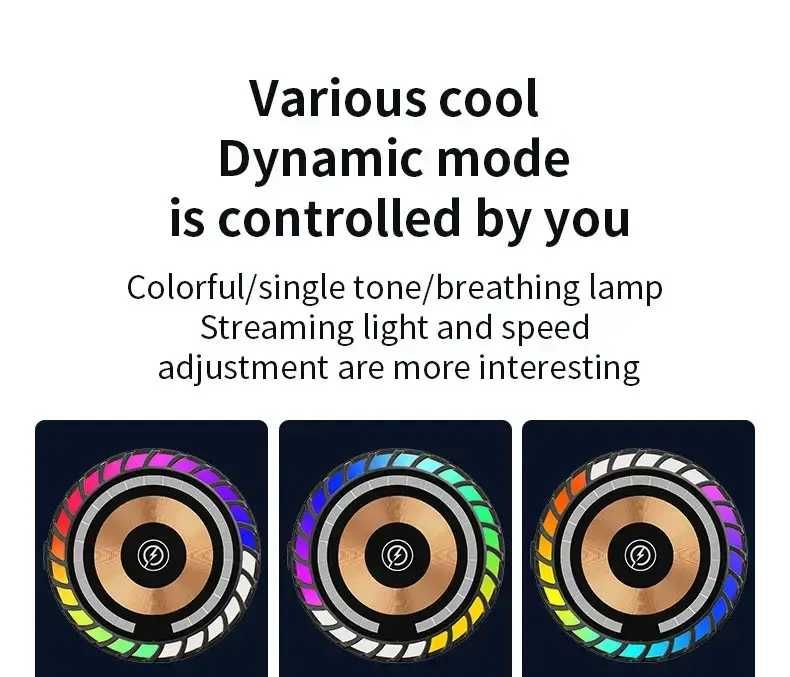 Держатель магнитный iPhone в машину W06 MagSafe RGB для айфона тримач