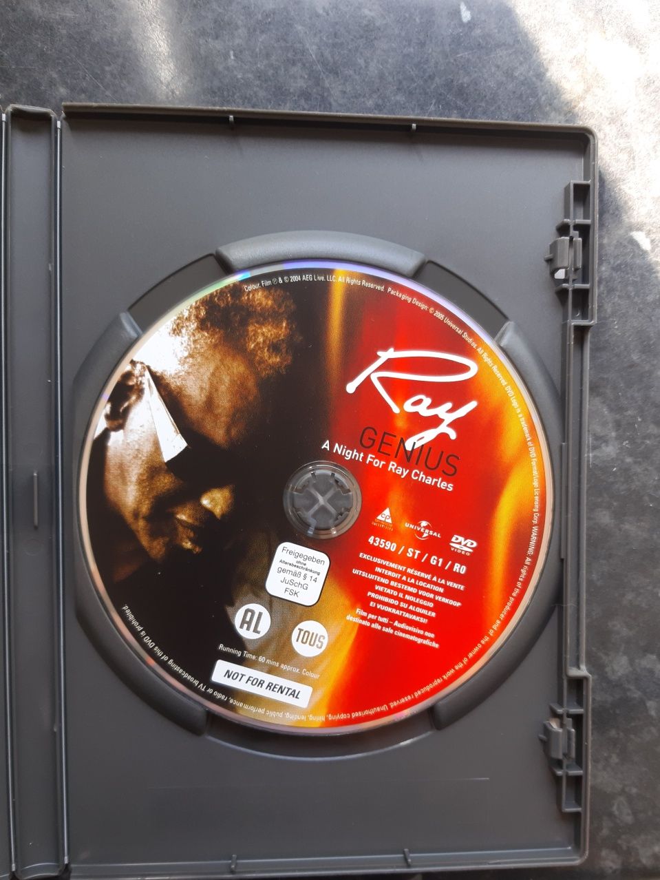 DVD GENIUS A Night For Ray Charles
