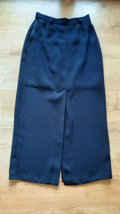 GRANATOWA elegancka spódnica podszewka roz.S KRAKÓW