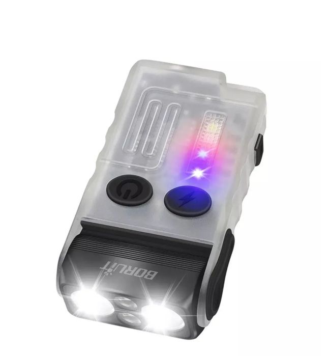 Фонарь-брелок Boruit V20 возвращается на 180° 1000 Лм IP67