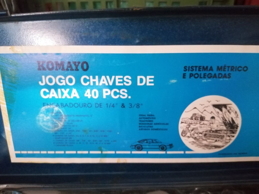 Jogo chaves de caixa (40 peças)